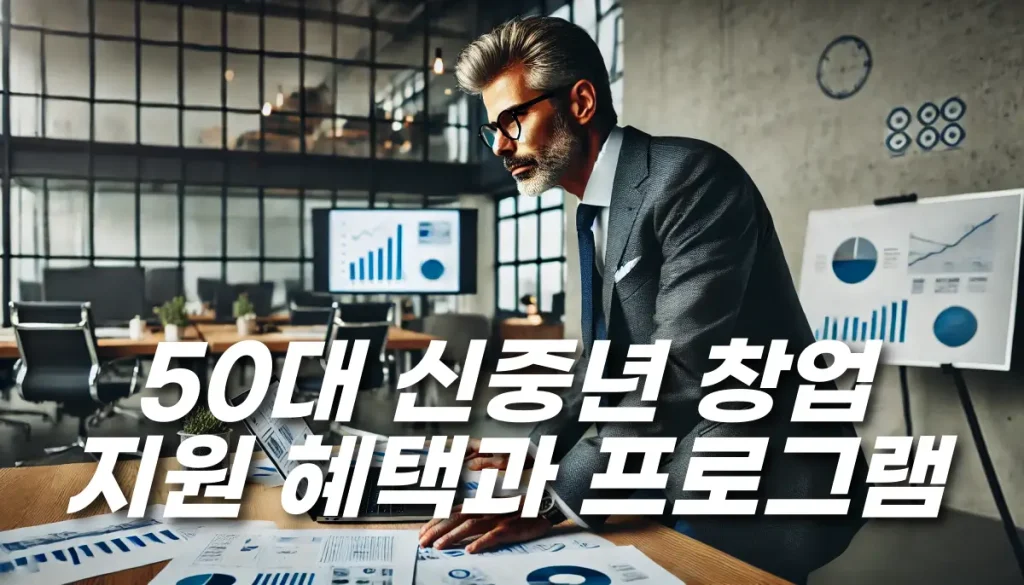 50대 신중년 창업 지원 혜택과 프로그램