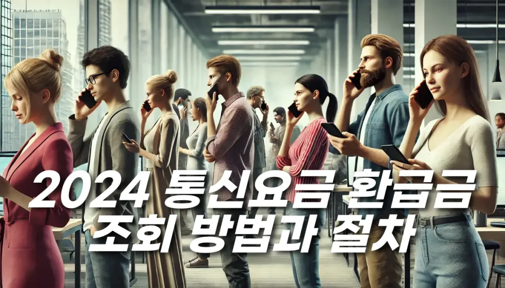 2024 통신요금 환급금 조회 방법과 절차