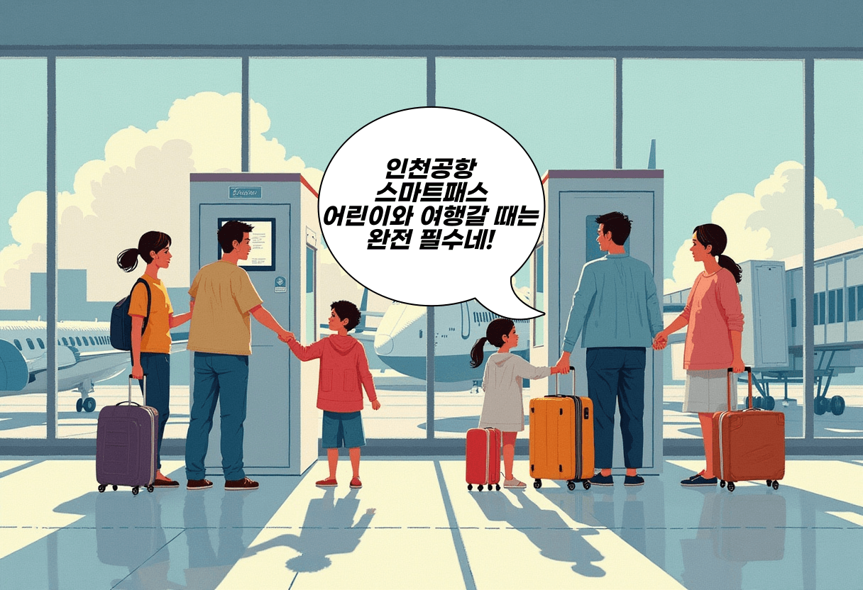 인천공항 스마트패스 어린이와 여행 시 필수
