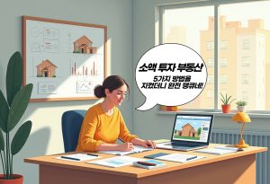 소액 투자 부동산, 실패하지 않는 법칙 5가지