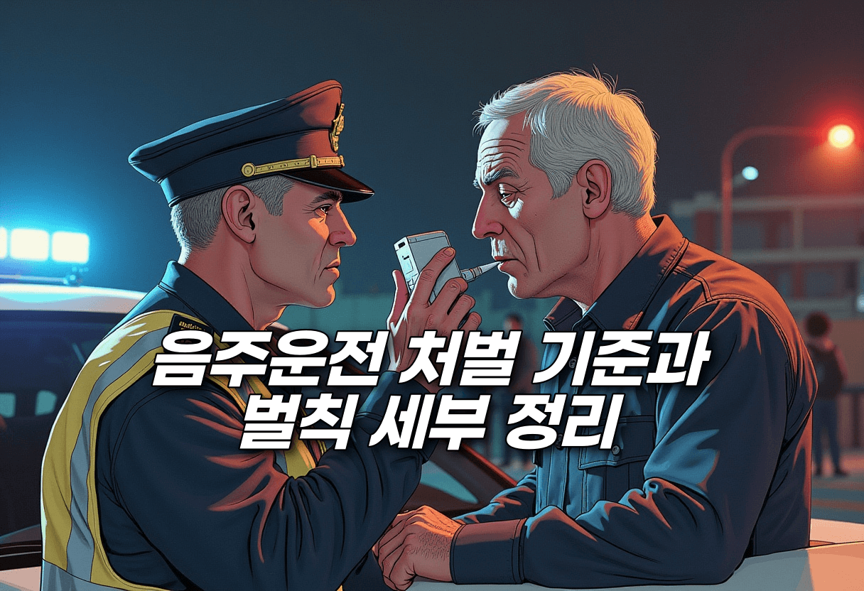 최신 음주운전 처벌 기준과 벌칙 세부 정리