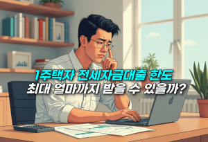 2025년 1주택자 전세자금대출 한도, 최대 얼마까지 받을 수 있을까?