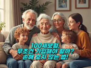100세보험, 무조건 가입해야 할까? 손해 보지 않는 법!