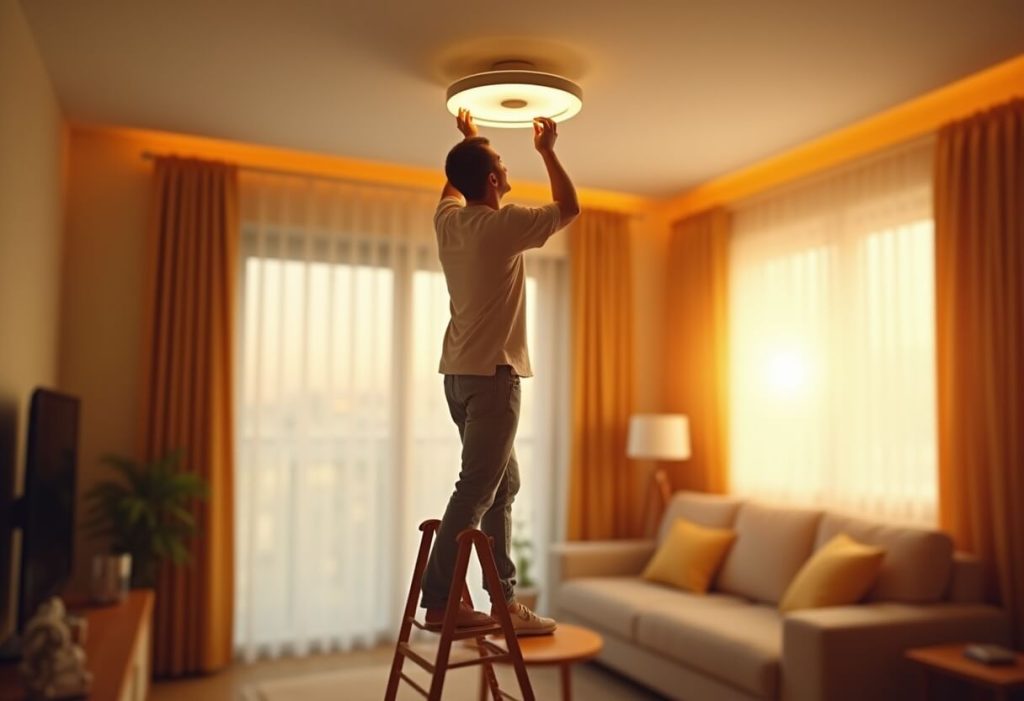 LED 전등 교체