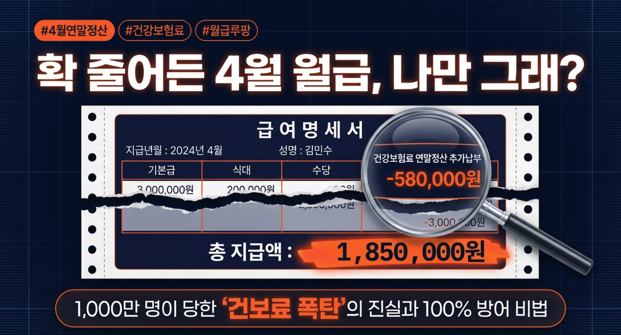 건강보험료 사후정산