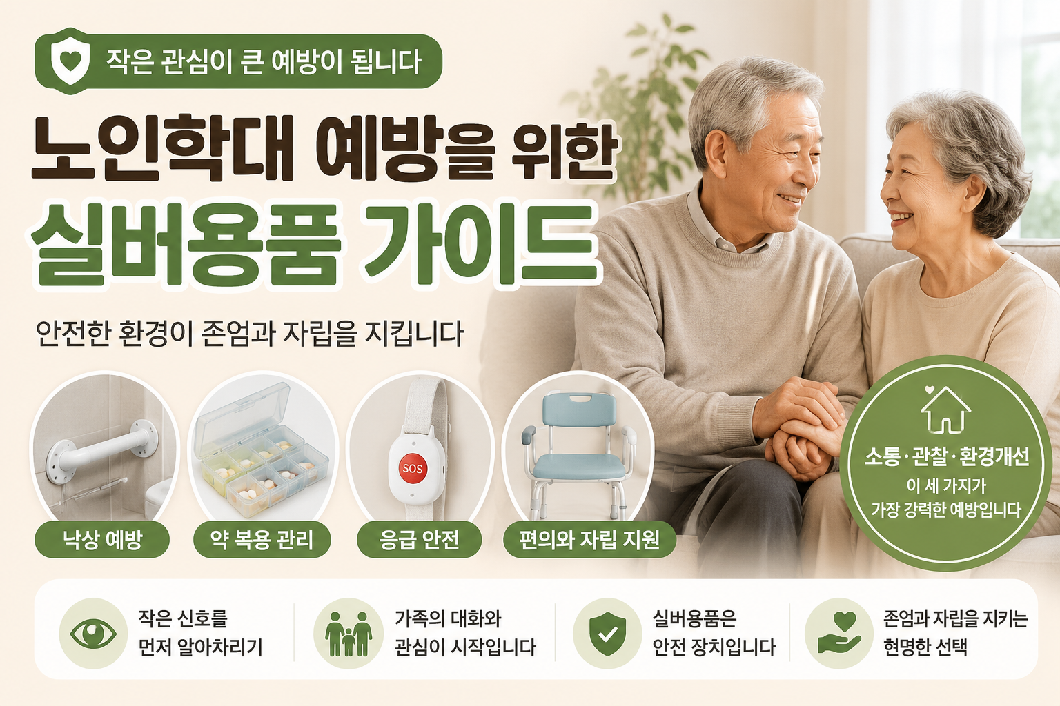 노인학대예방 실버용품